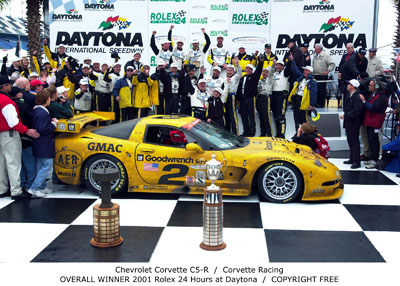 corvette c5 r 2001 winner daytona